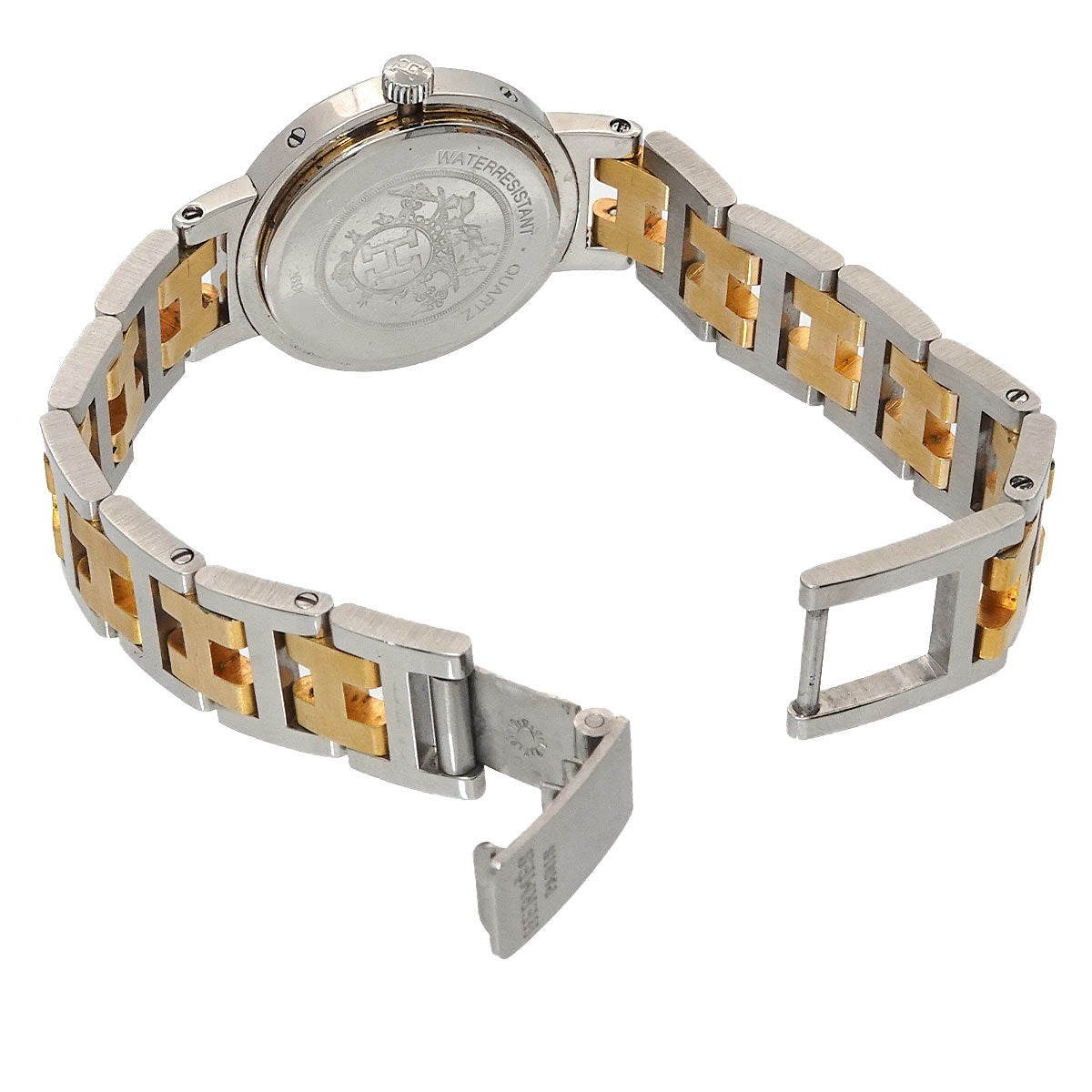 Clipper Quartz Date White Dial Ladies Watch