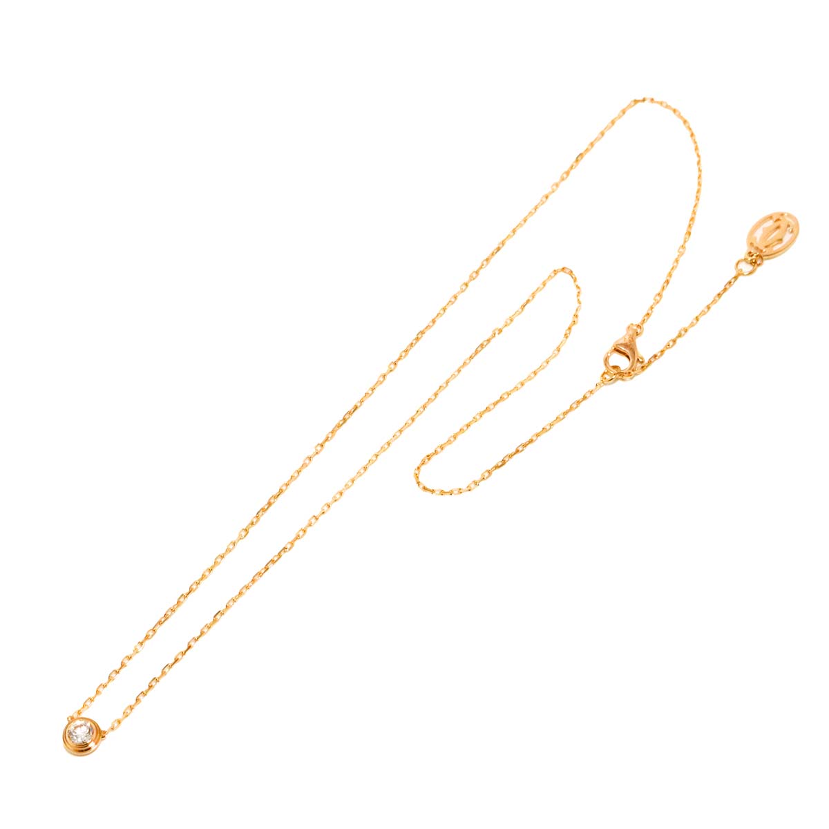 d'Amour Diamond Necklace LM 18K Pink Gold 750