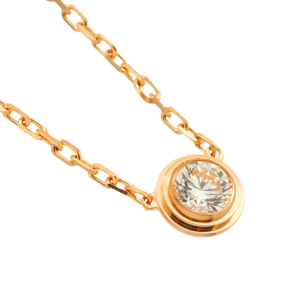 d'Amour Diamond Necklace LM 18K Pink Gold 750