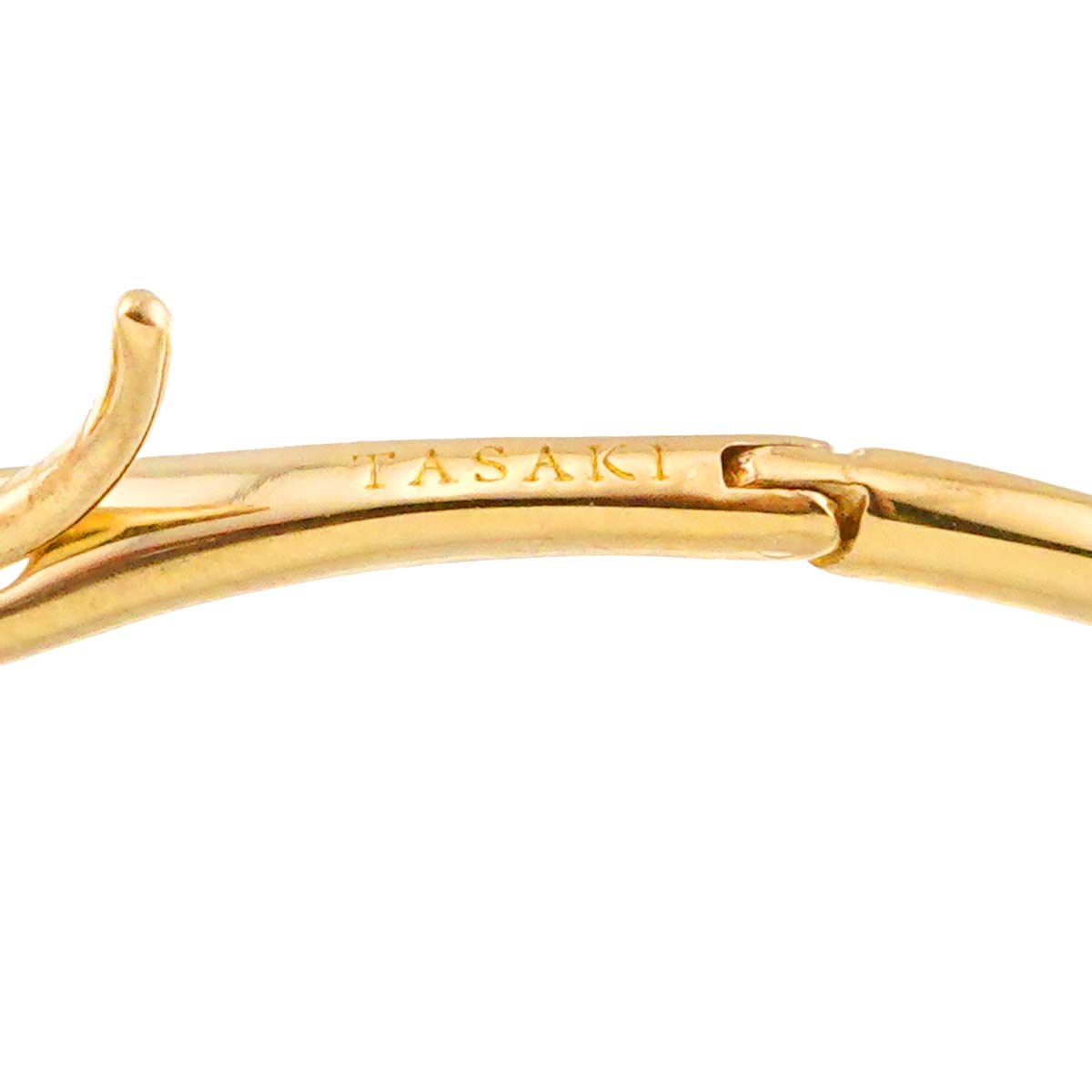 Hoop Earrings Pierced 18K Yellow Gold 750