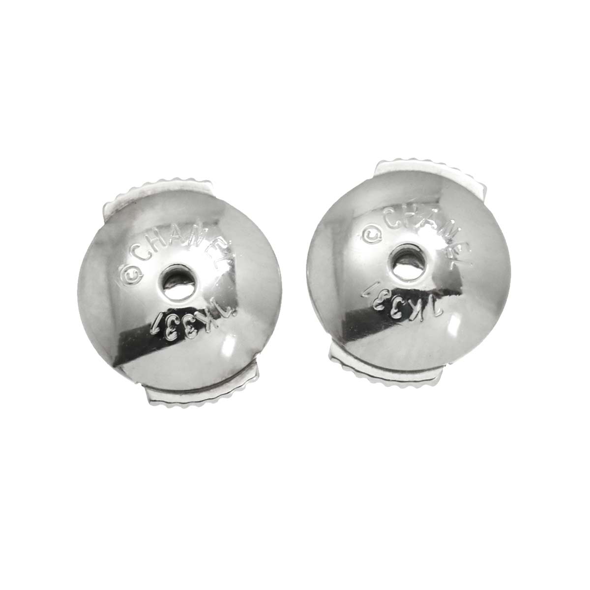 COMETE Diamond Earrings Pierced 18K WG White Gold 750