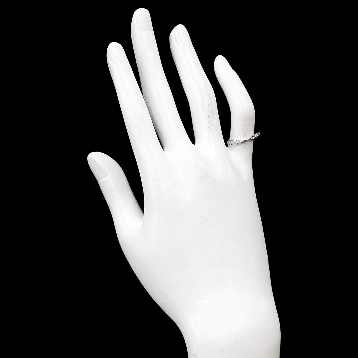 Harmony Band Ring Diamond Pt Platinum size3.75(US)