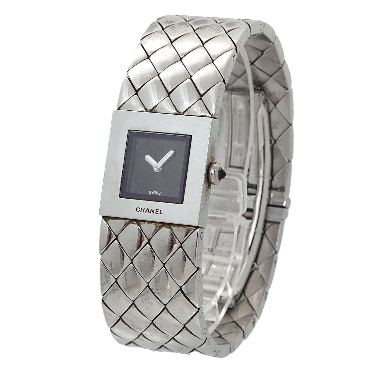 Matelasse H0009 Quartz Black Dial Ladies Wrist Watch