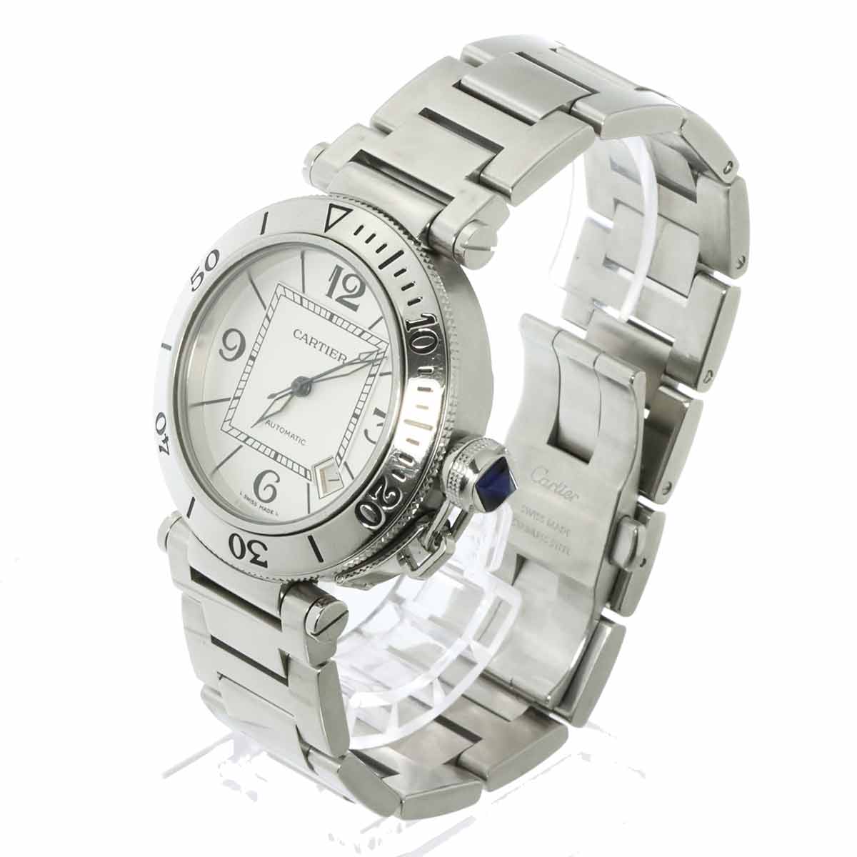 Pasha Seatimer W31080M7 Automatic Date Silver Dial Mens Watch