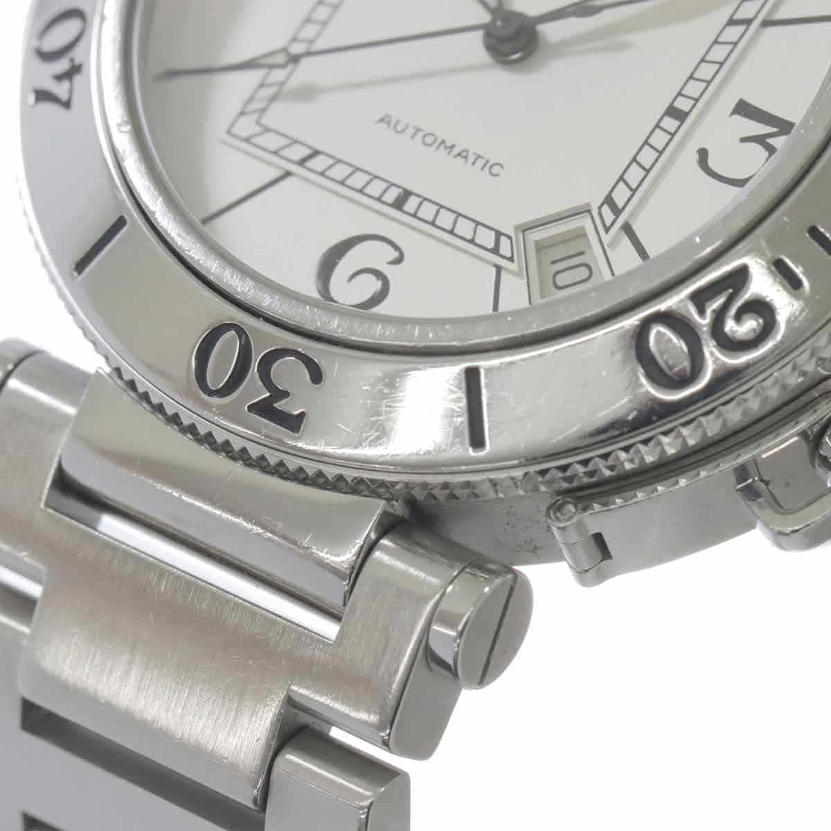 Pasha Seatimer W31080M7 Automatic Date Silver Dial Mens Watch