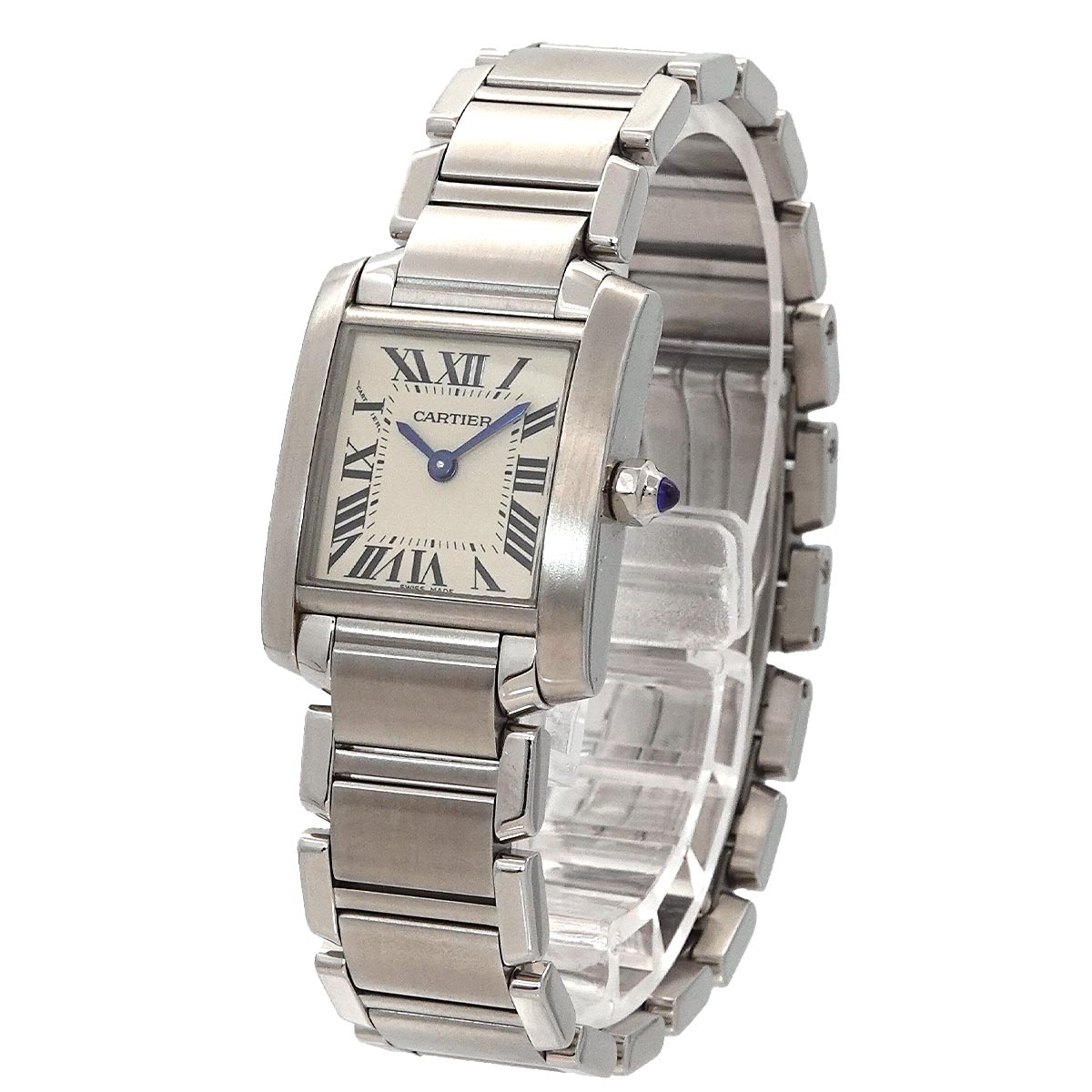 Tank Francaise SM W51008Q3 Quartz Cream Dial Ladies Watch