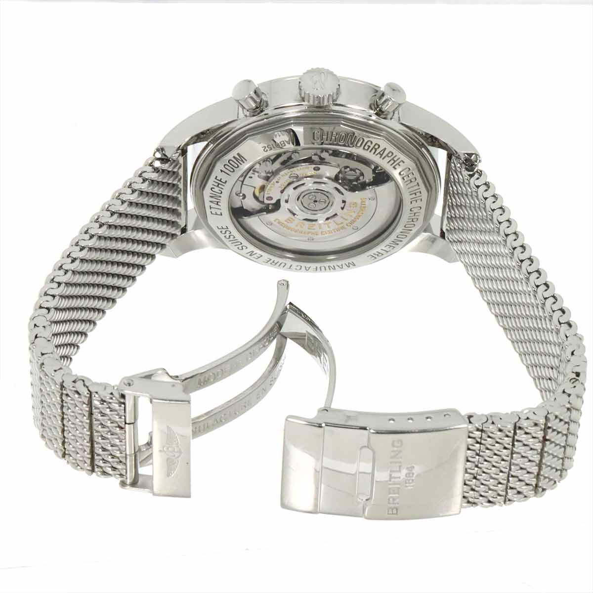 TRANSOCEAN Chronograph AB0152 Automatic Black Dial Mens