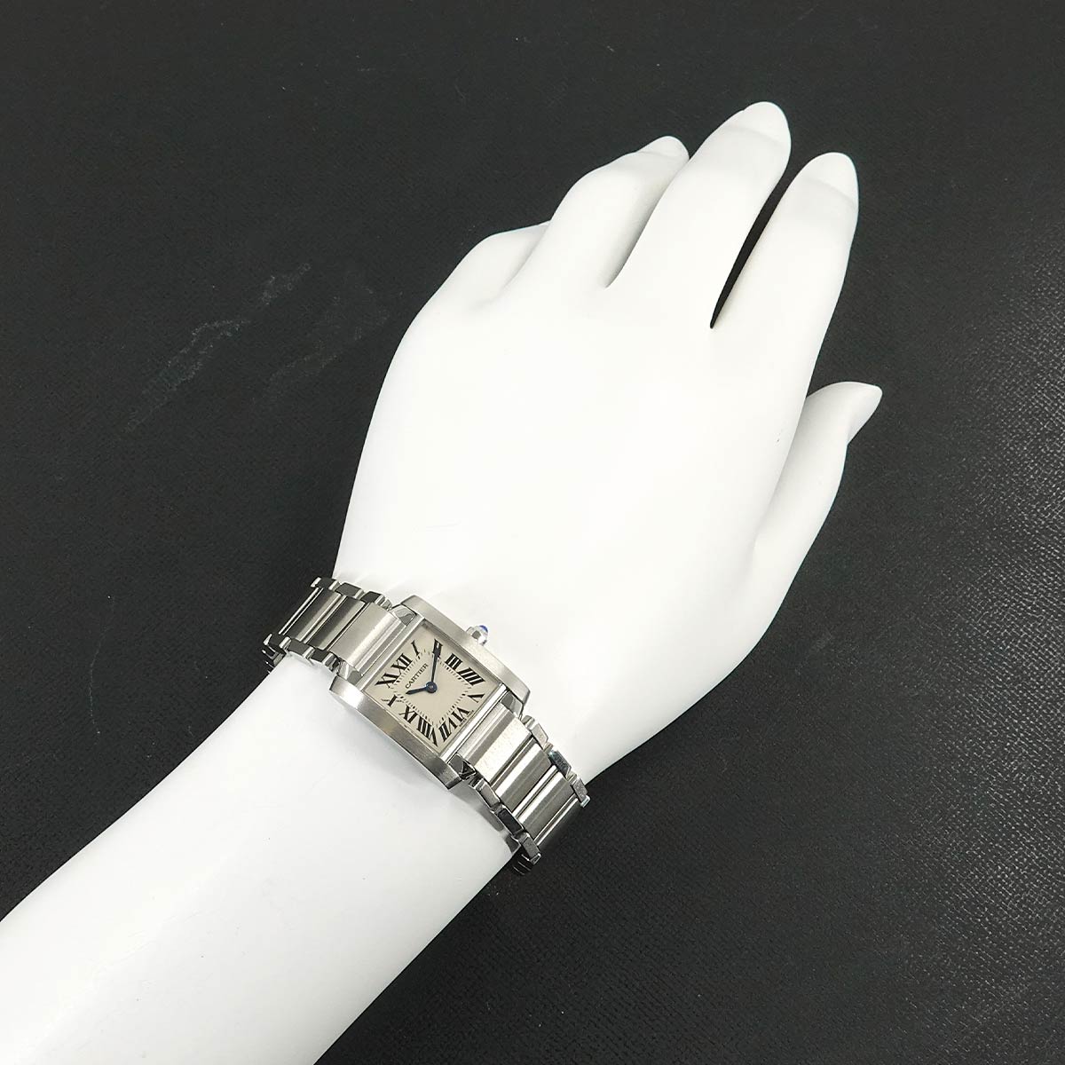 Tank Francaise SM W51008Q3 Quartz Cream Dial Ladies Watch