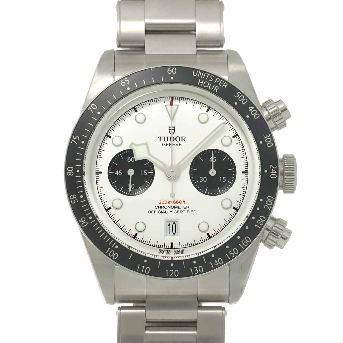 Black Bay Chronograph 79360N Automatic Opaline Dial Mens Watch