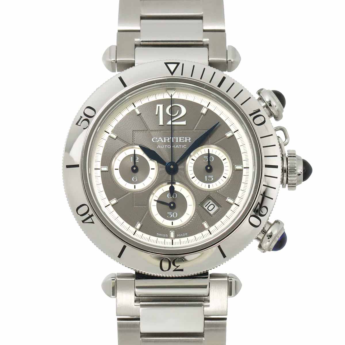 Pasha de Cartier WSPA0027 Automatic Gray Dial Mens Watch