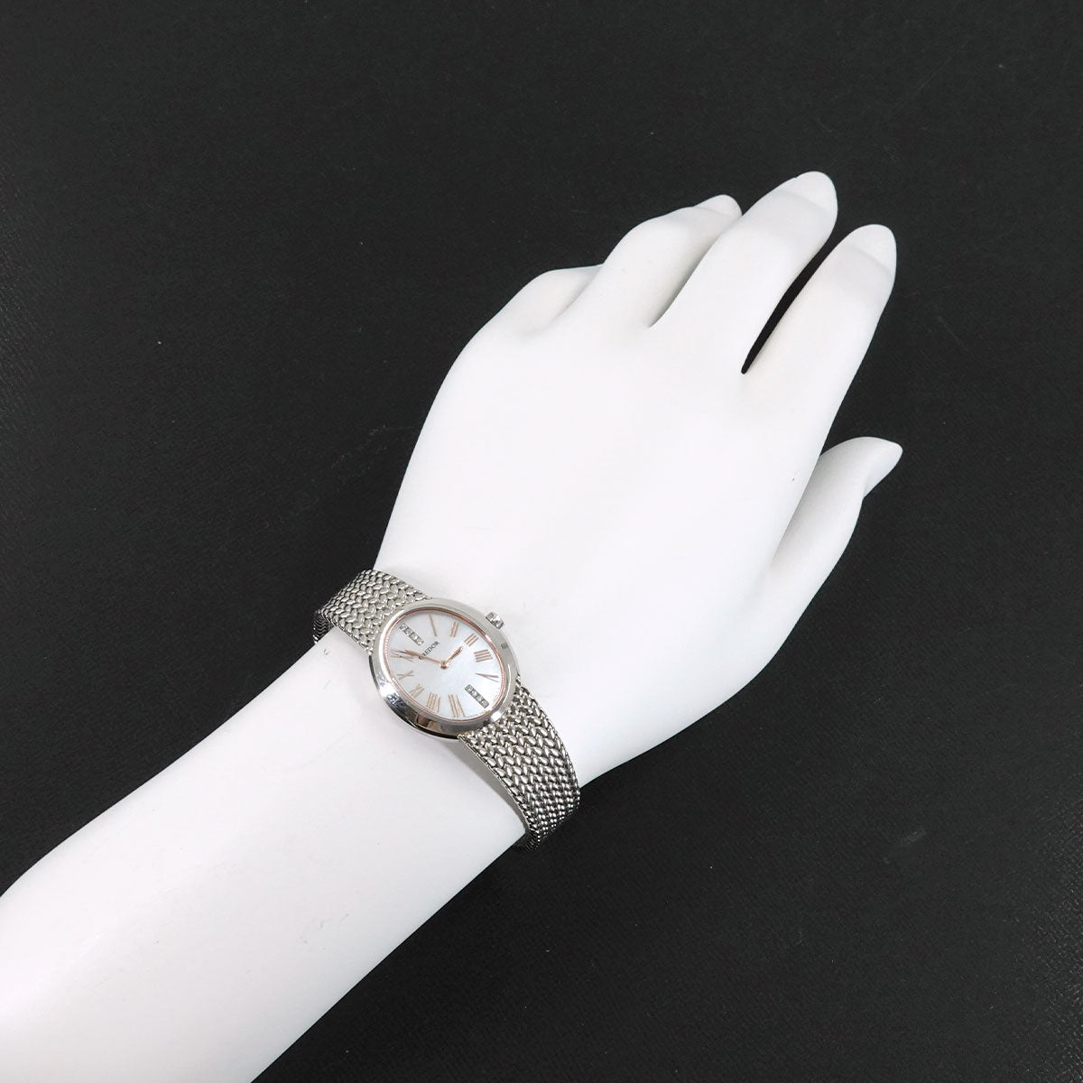 CREDOR GSWE901 5A70-0BB0 Quartz White Shell Dial Ladies