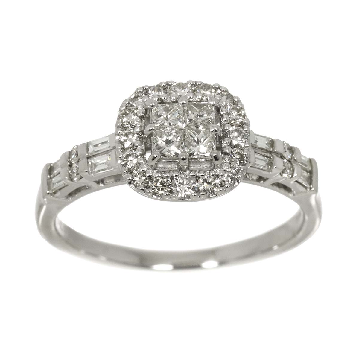 Diamond 0.70ct Ring Pt size7.5-7.75(US)