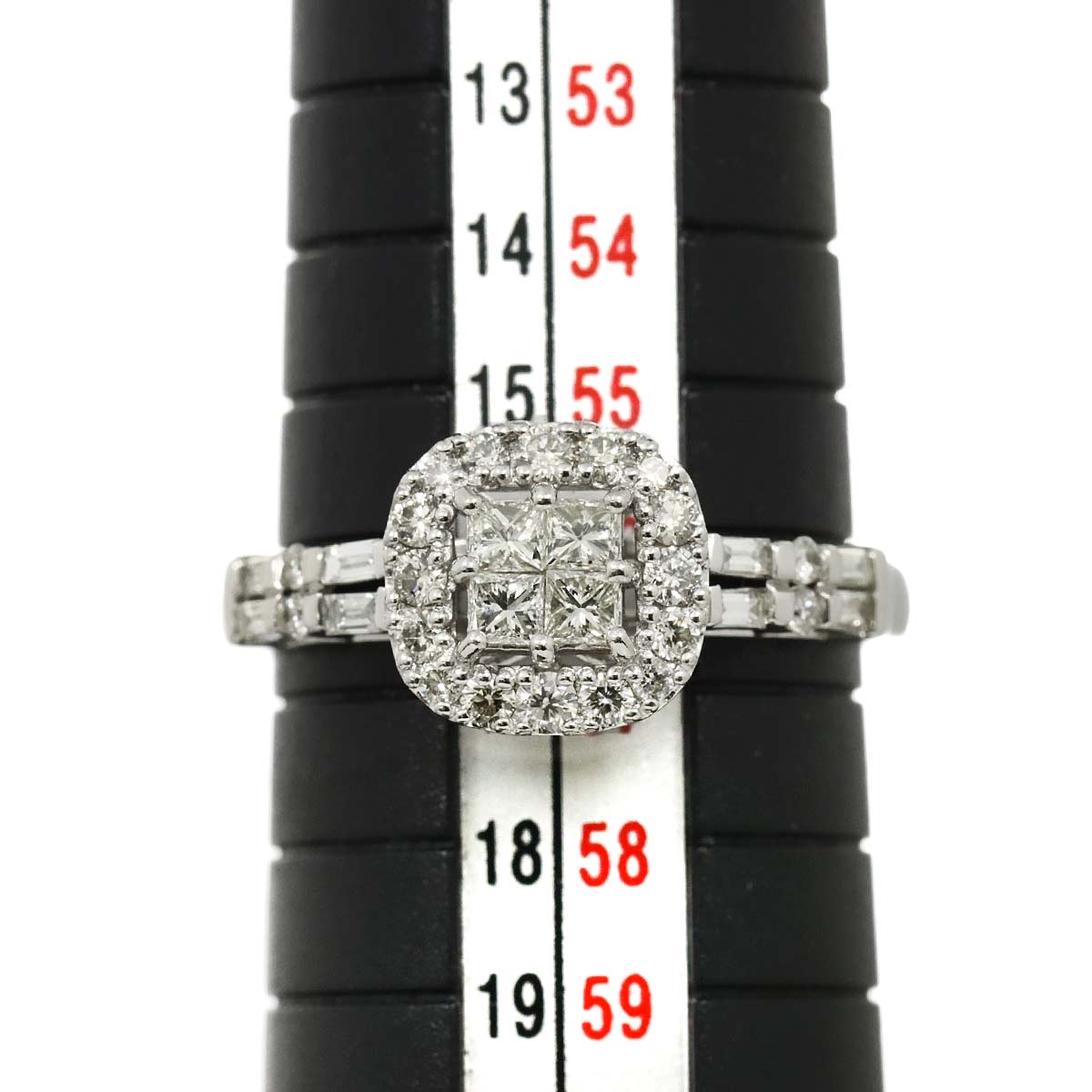 Diamond 0.70ct Ring Pt size7.5-7.75(US)