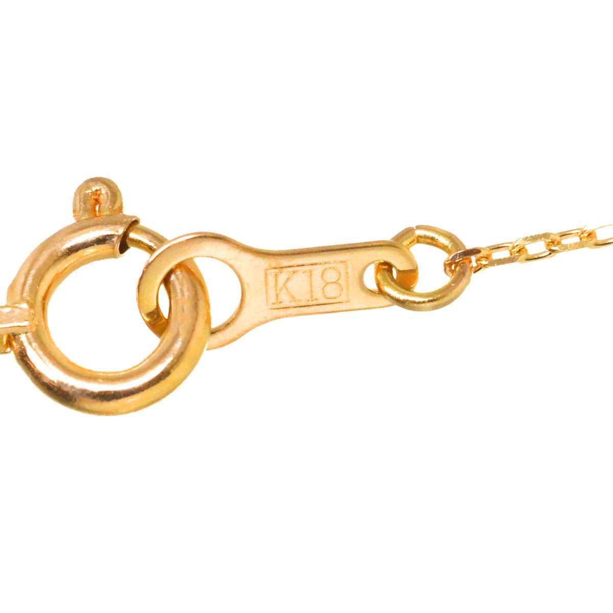 Diamond 0.10ct Necklace 18K Pink Gold 750