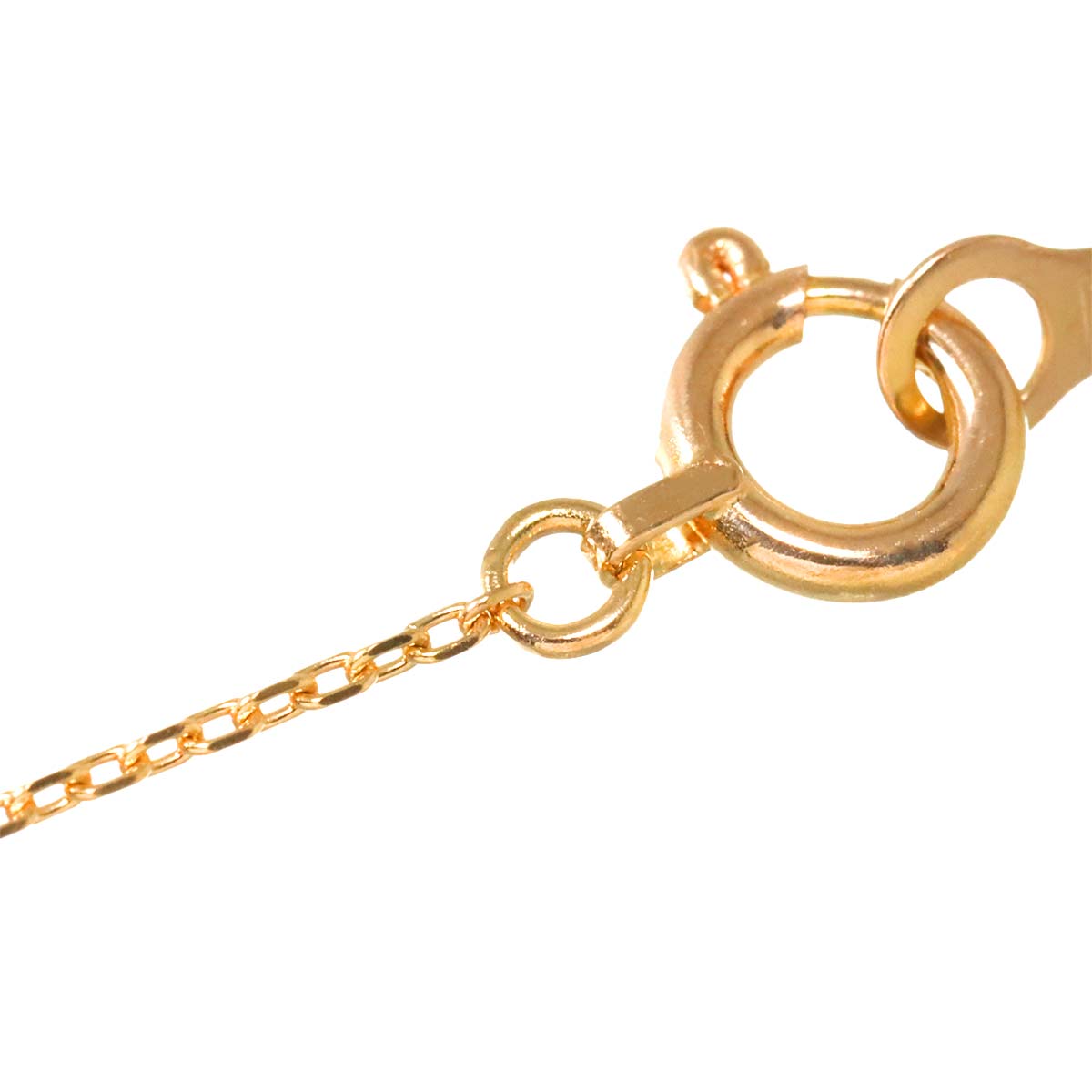 Diamond 0.10ct Necklace 18K Pink Gold 750