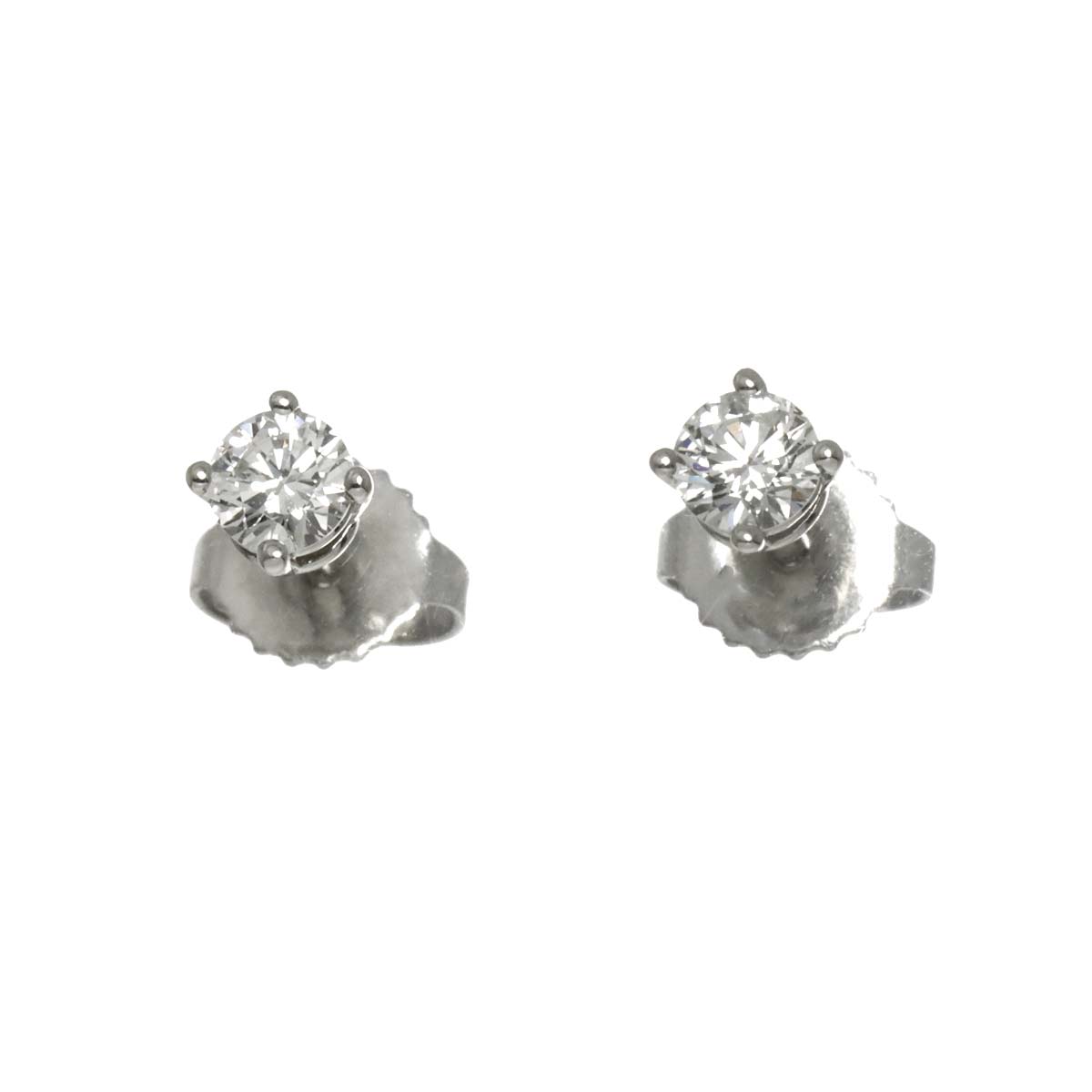 Diamond Earrings Pierced Pt
