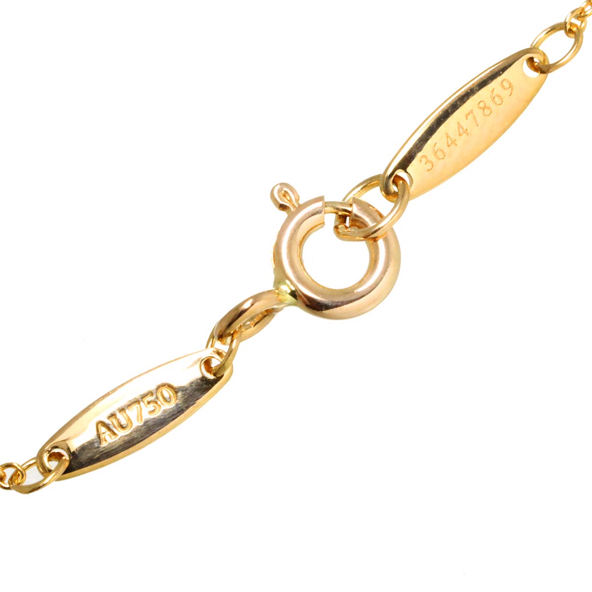 By The Yard Diamond 0.18ct H/VVS1/3EX Necklace 18K PG 750