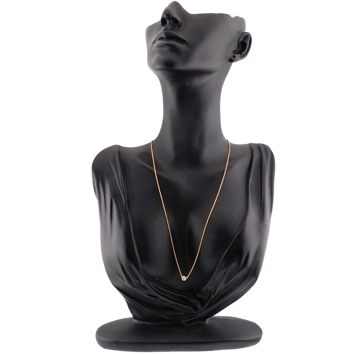 By The Yard Diamond 0.18ct H/VVS1/3EX Necklace 18K PG 750