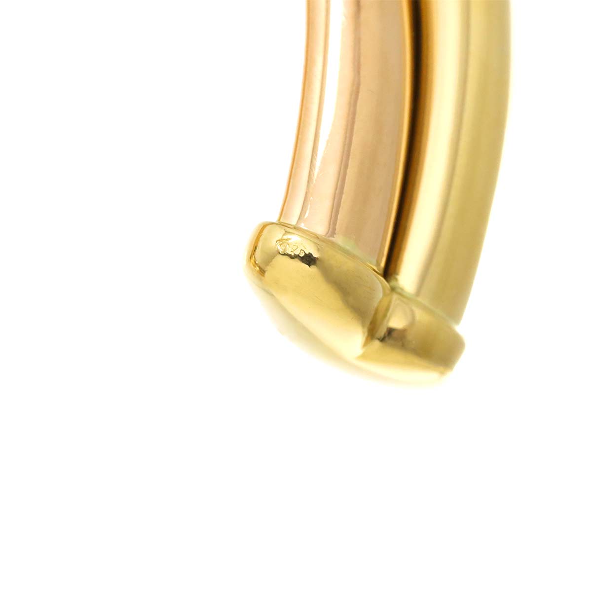 Trinity Bangle Bracelet 18K YG WG PG 750