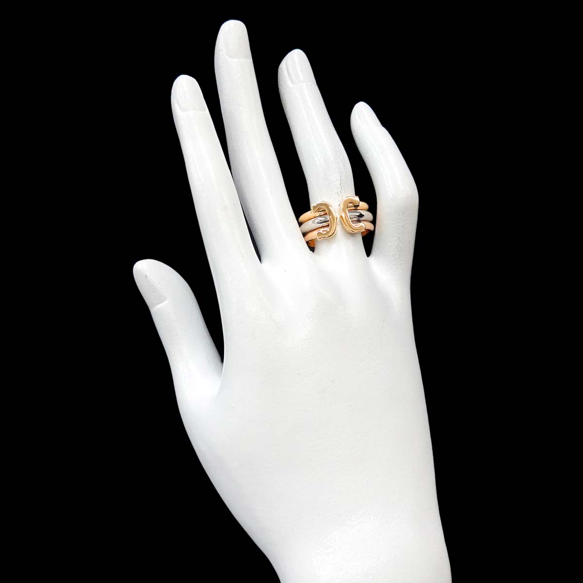 C2 LM Ring 18K YG WG PG 750 Size55 7.25(US)