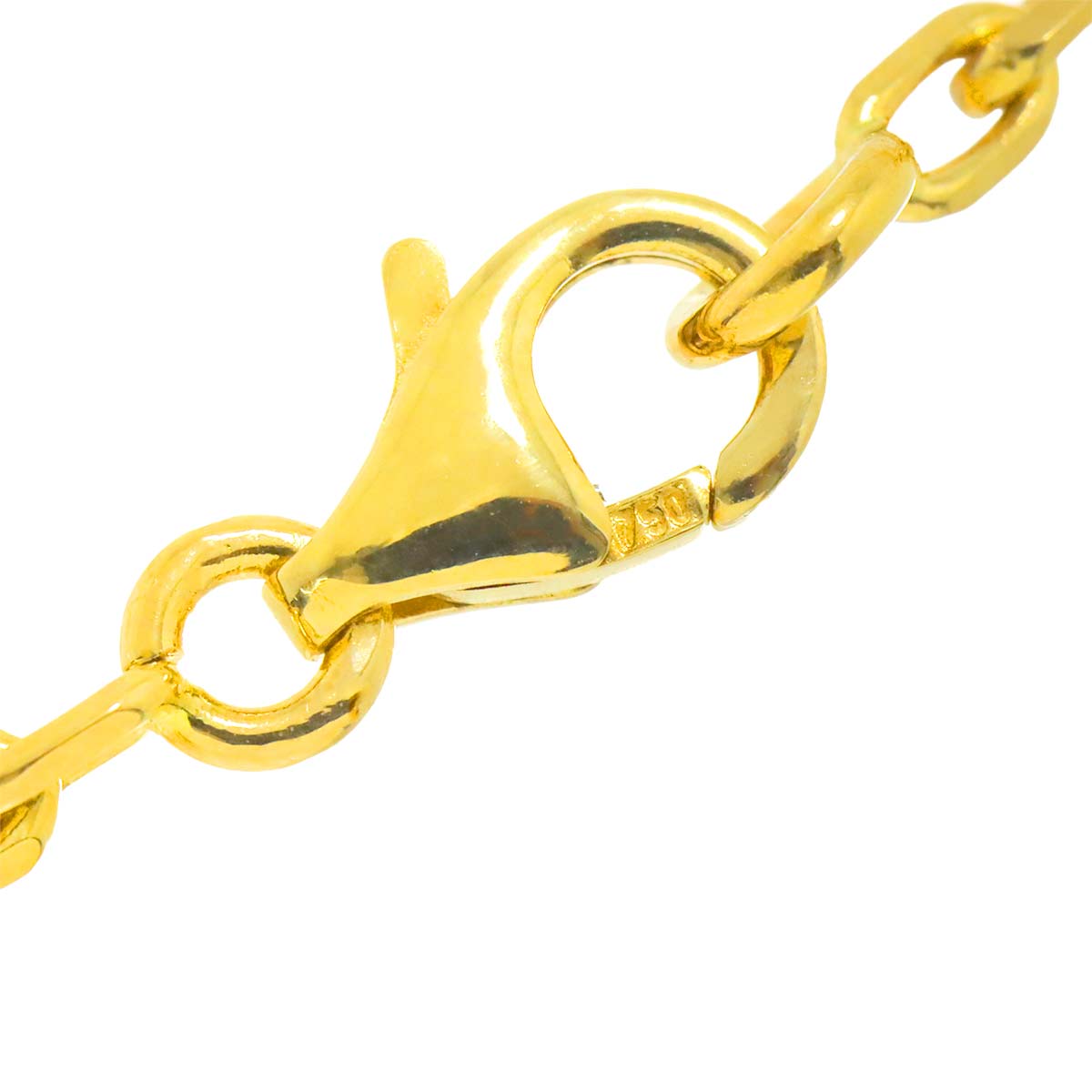 Vintage Alhambra MOP Necklace 18K YG