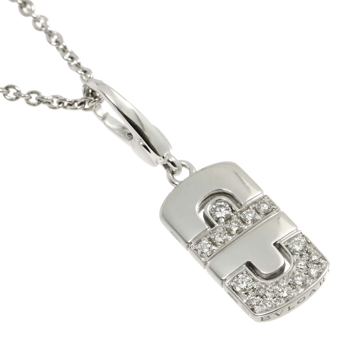 Parentesi Diamond Necklace 18K White Gold 750