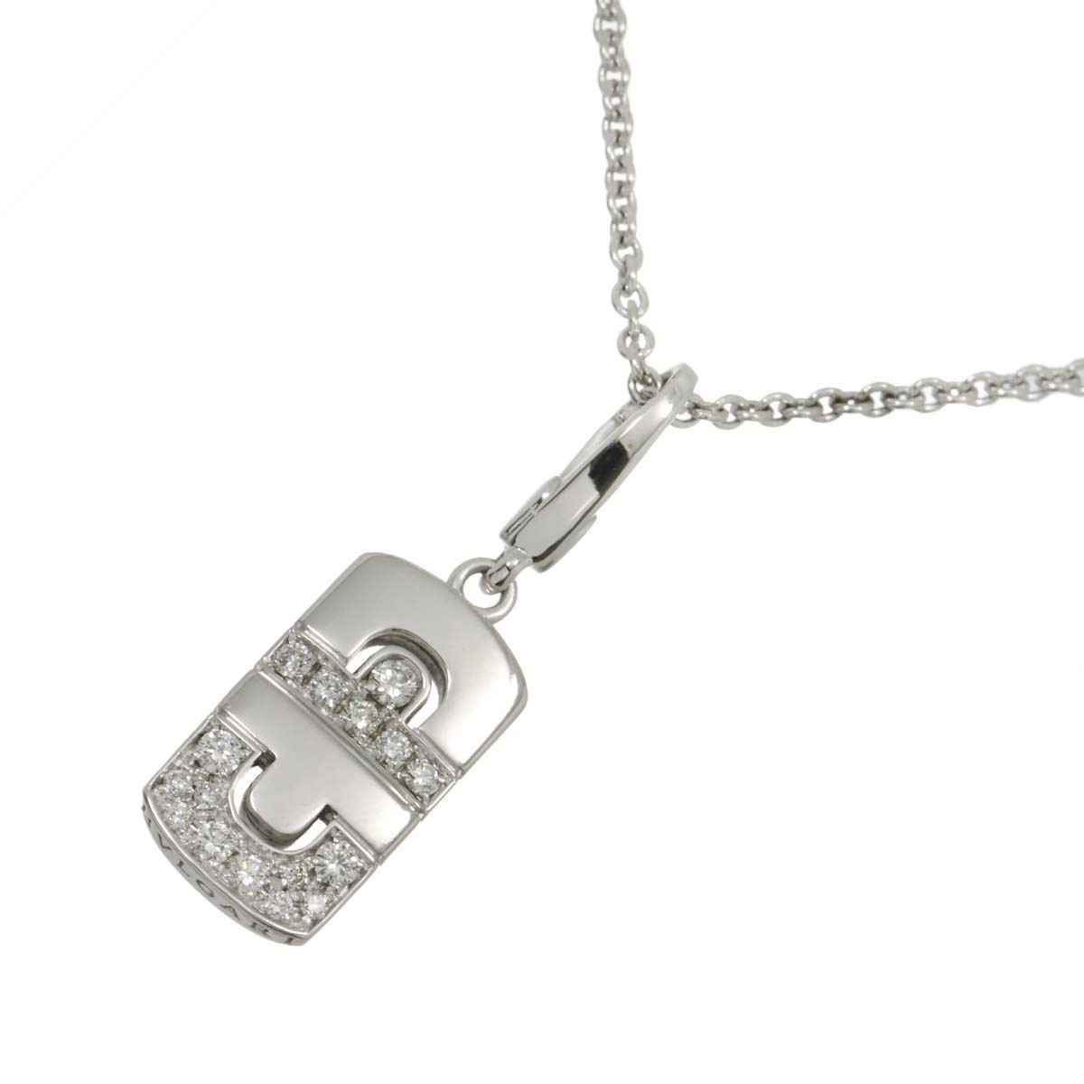 Parentesi Diamond Necklace 18K White Gold 750