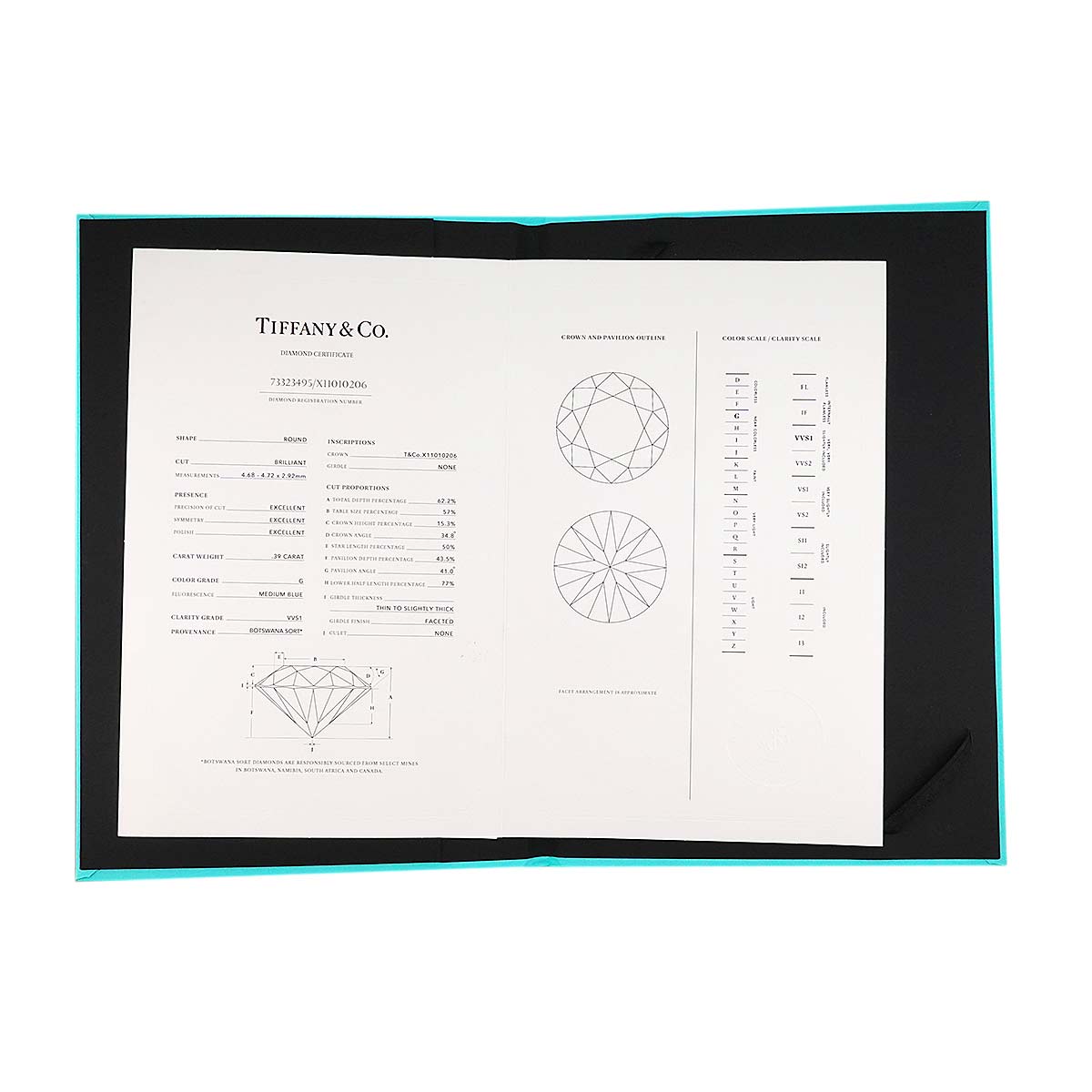 Harmony Diamond 0.39ct G/VVS1/3EX Ring Pt Size4-4.5(US)