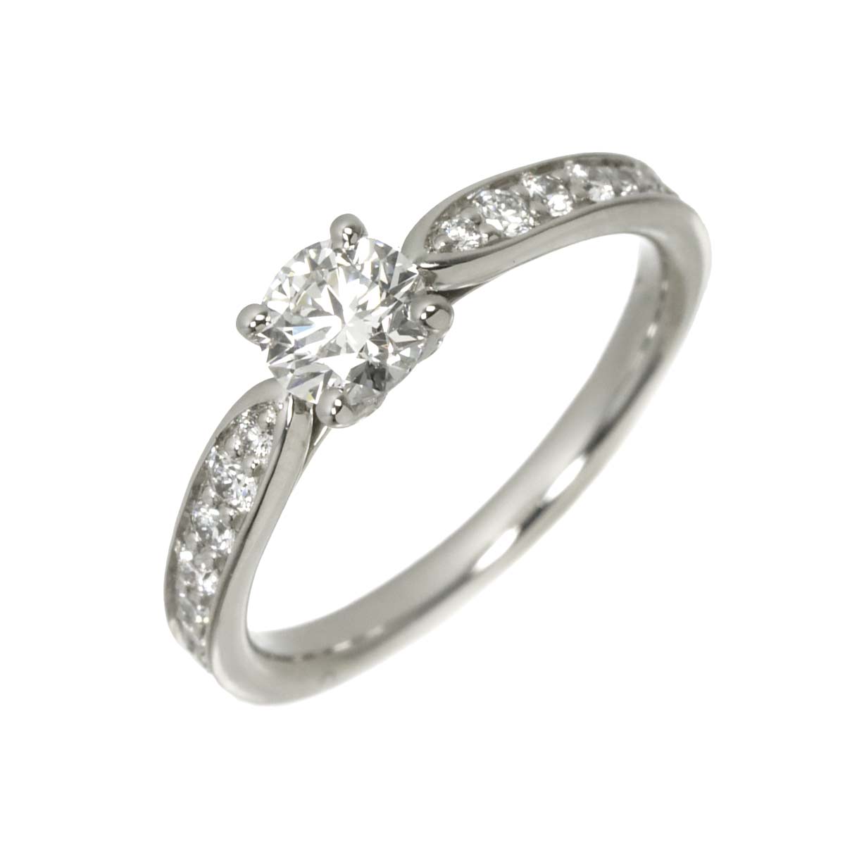 Harmony Diamond 0.39ct G/VVS1/3EX Ring Pt Size4-4.5(US)