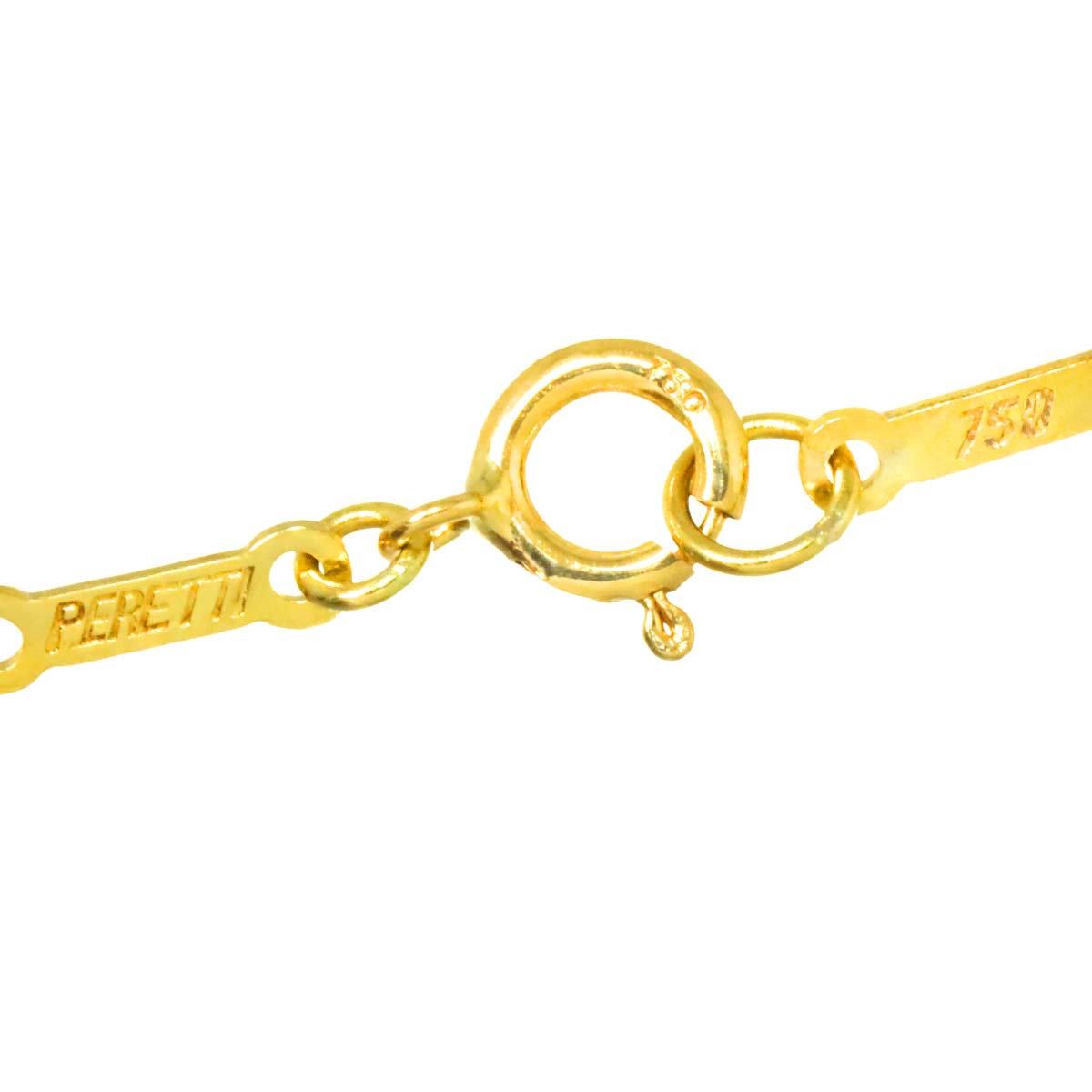 Open Heart Necklace 18K Yellow Gold 750