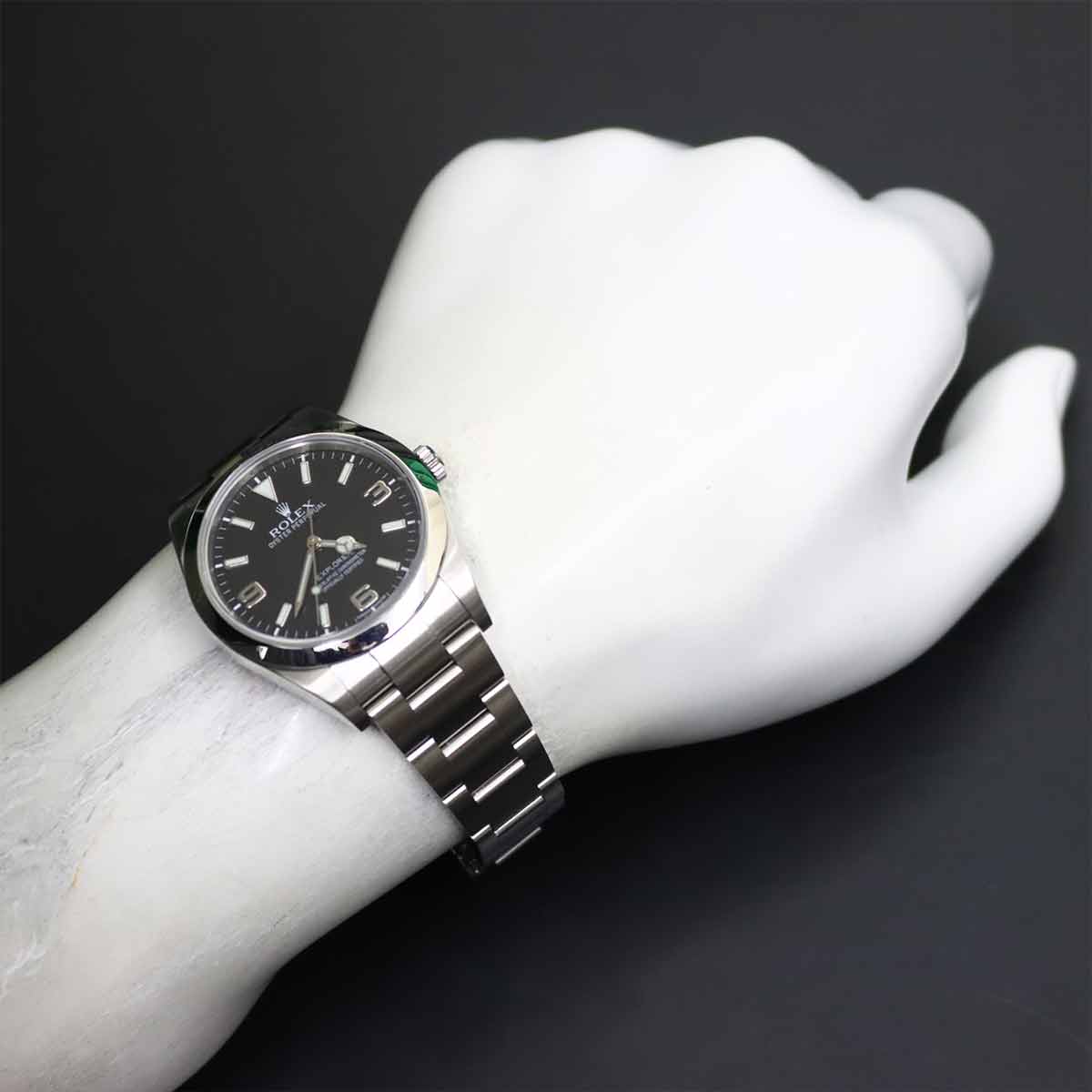 Explorer I 214270 Serial Random Automatic Black Dial Mens