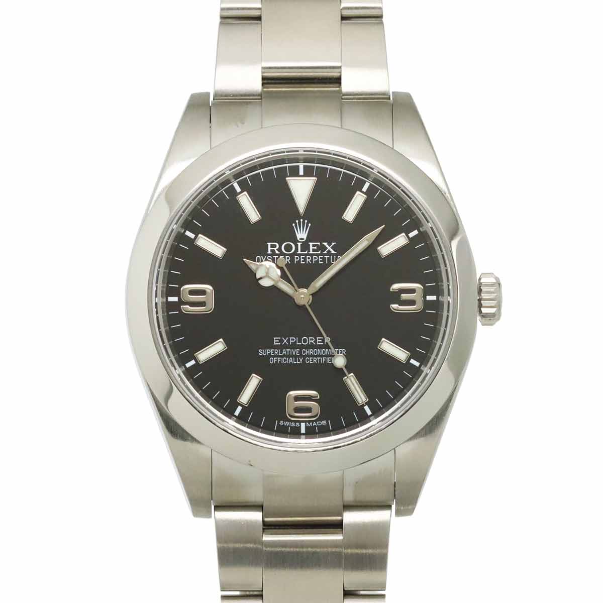 Explorer I 214270 Serial Random Automatic Black Dial Mens