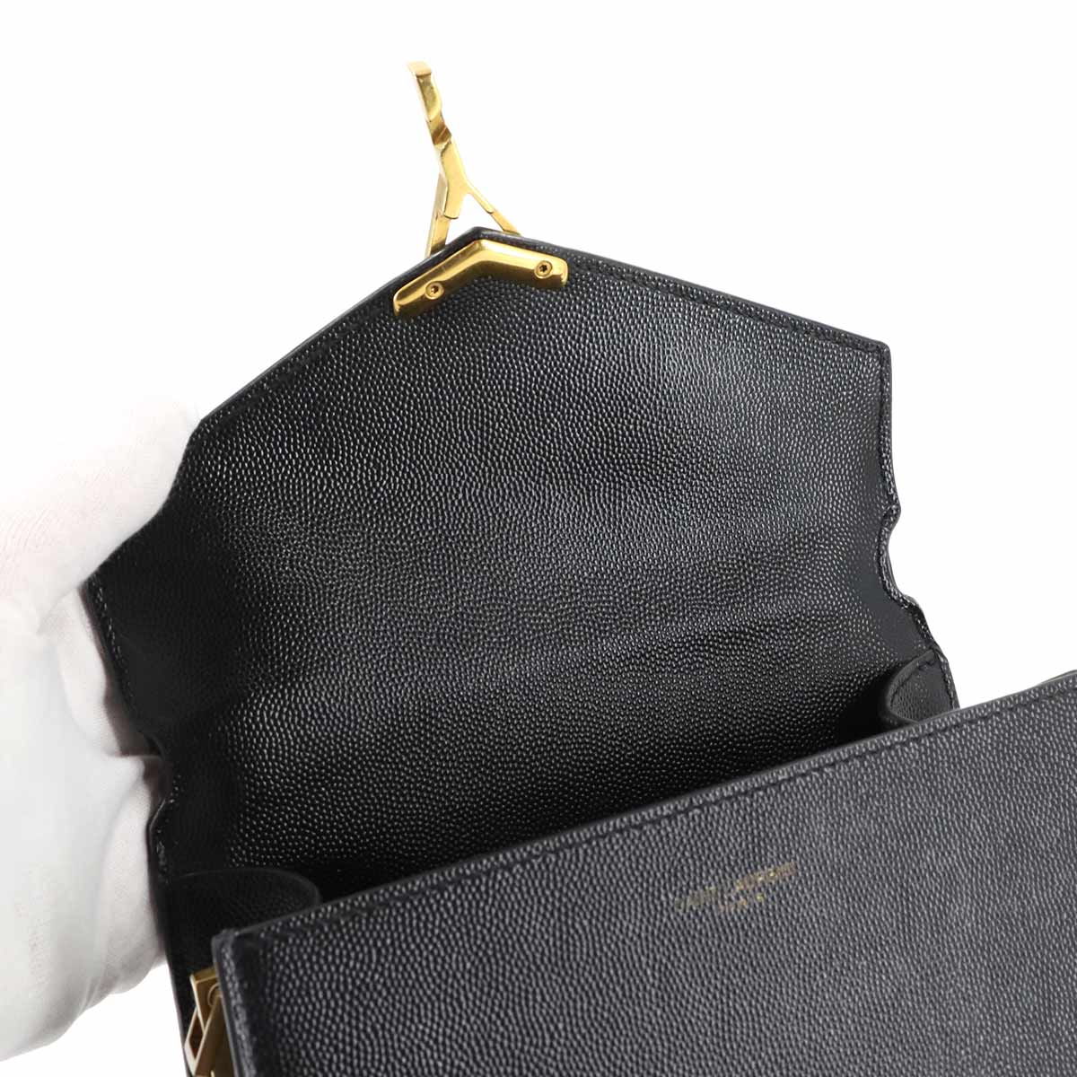 Cassandra Top handle Mini Hand Shoulder Bag Black 623930