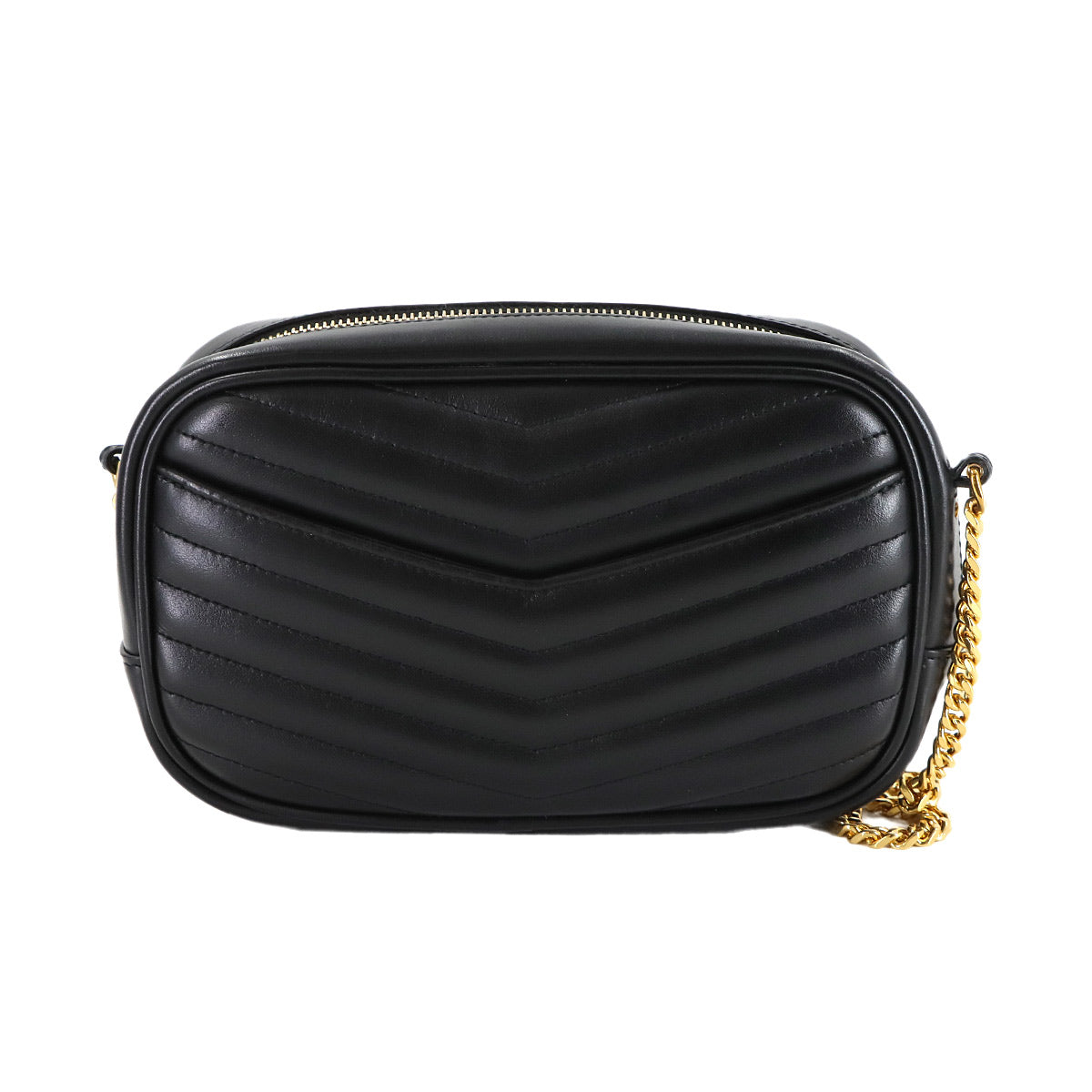 Lou Mini Chain Shoulder Bag Leather Black 748849 Purse