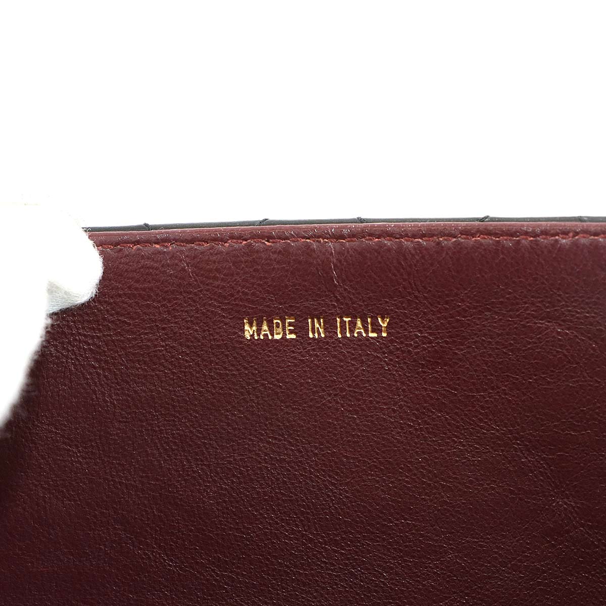 Matelasse Chain Shoulder Bag Leather Black A03569 Vintage