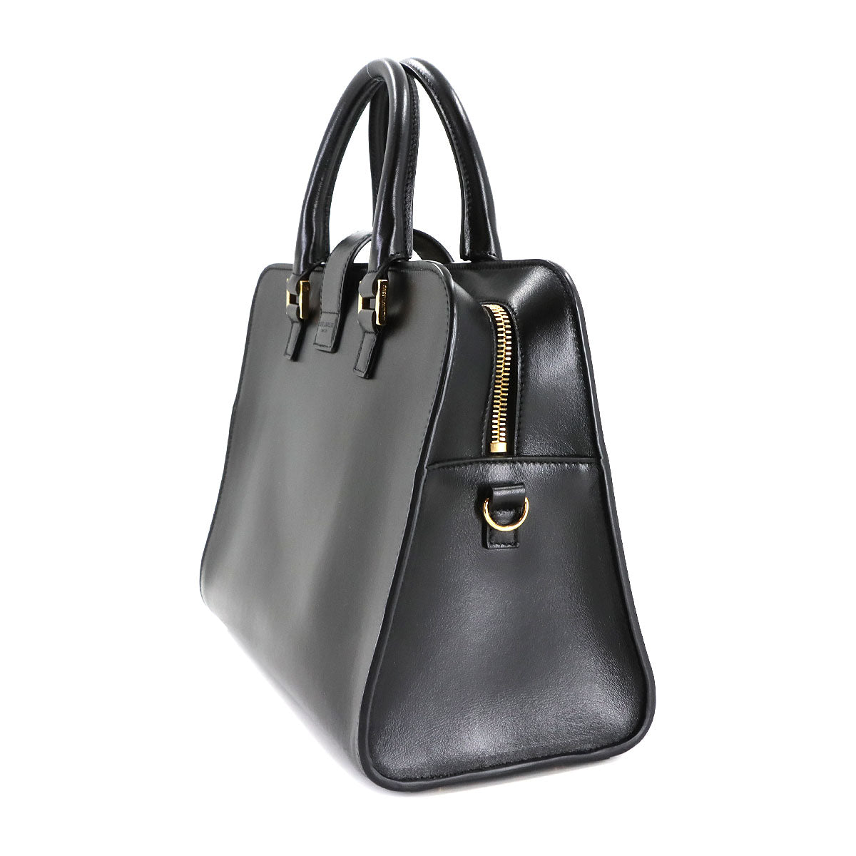 Cabas S Hand Shoulder Bag Leather Black 472469