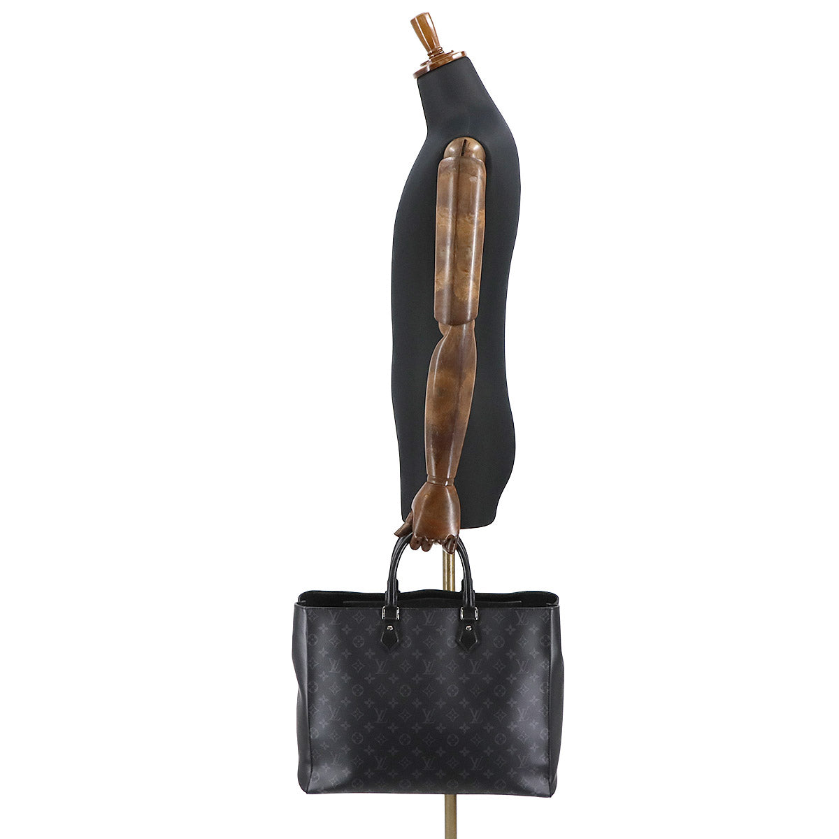 Monogram Eclipse Grand Sac Tote Bag Black M44733 Purse