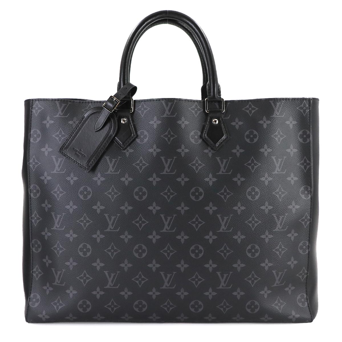 Monogram Eclipse Grand Sac Tote Bag Black M44733 Purse