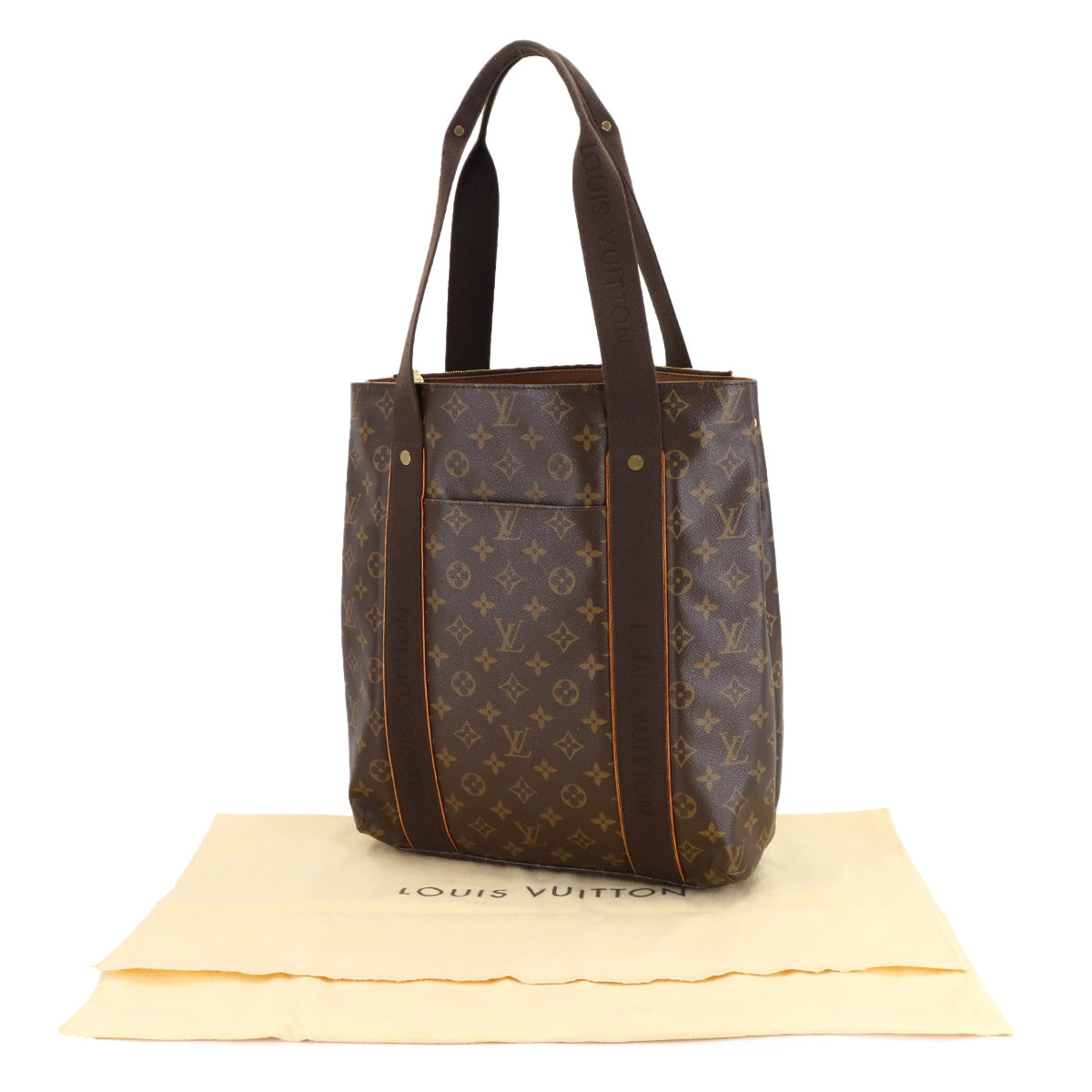 Monogram Cabas Beaubourg Tote Bag Brown M53013 Purse