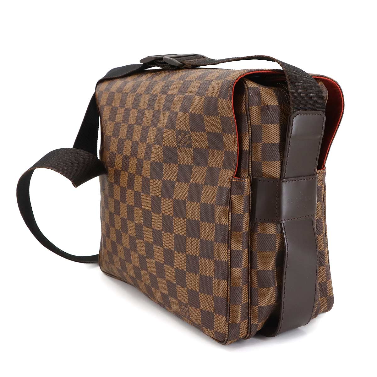 Damier Naviglio Shoulder Bag Ebene N45255 Unisex Purse