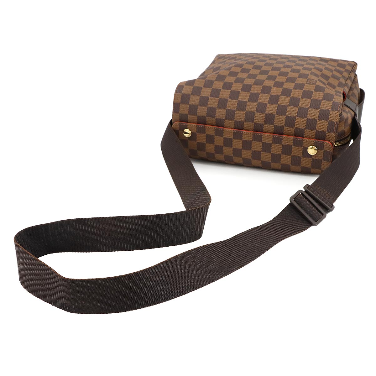 Damier Naviglio Shoulder Bag Ebene N45255 Unisex Purse