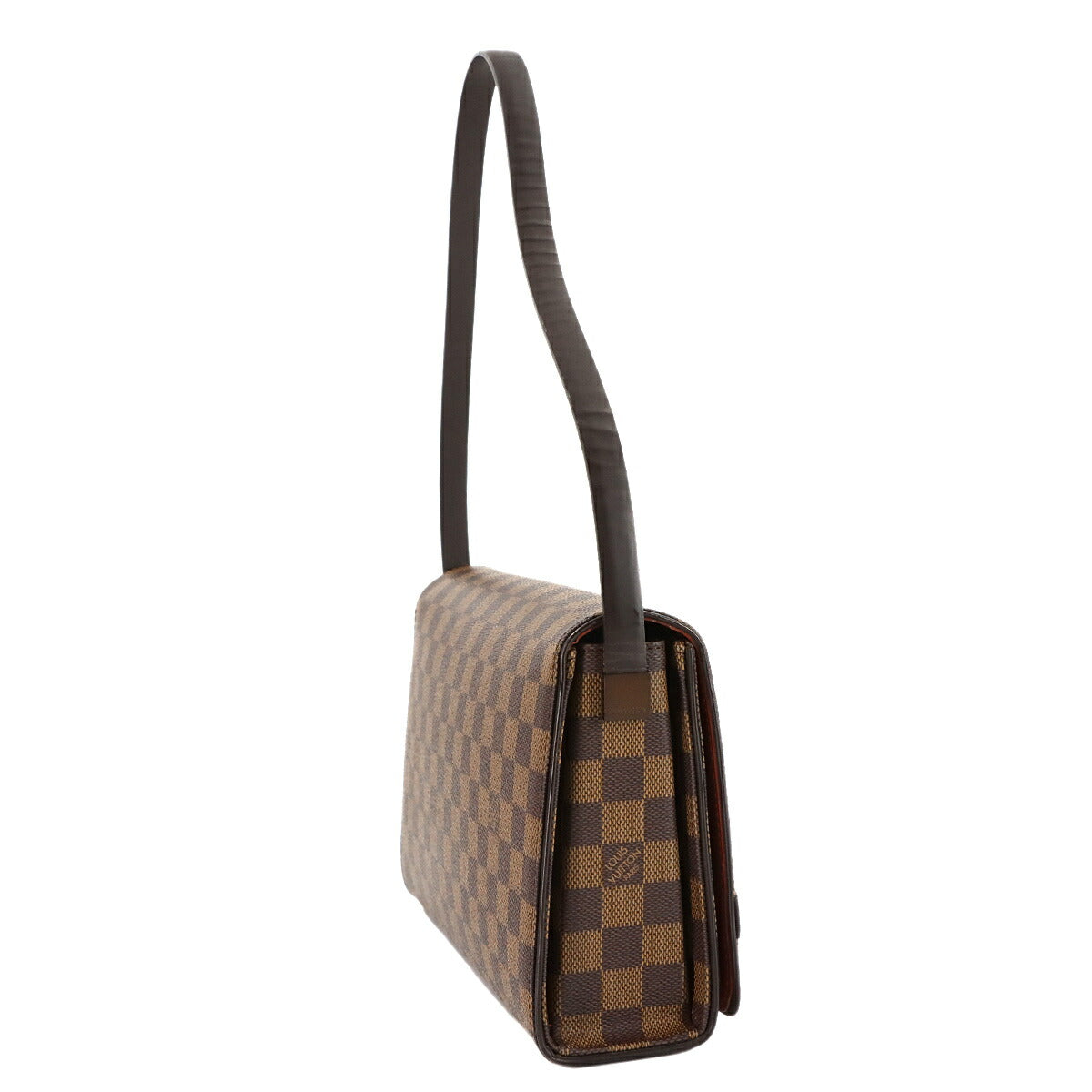 Damier Tribeca Long Shoulder Bag Ebene N51160 Purse