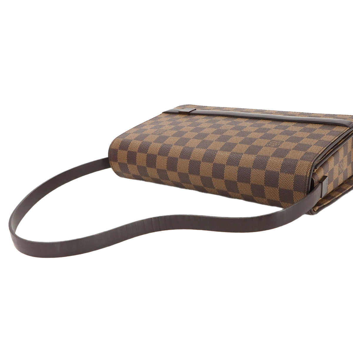 Damier Tribeca Long Shoulder Bag Ebene N51160 Purse