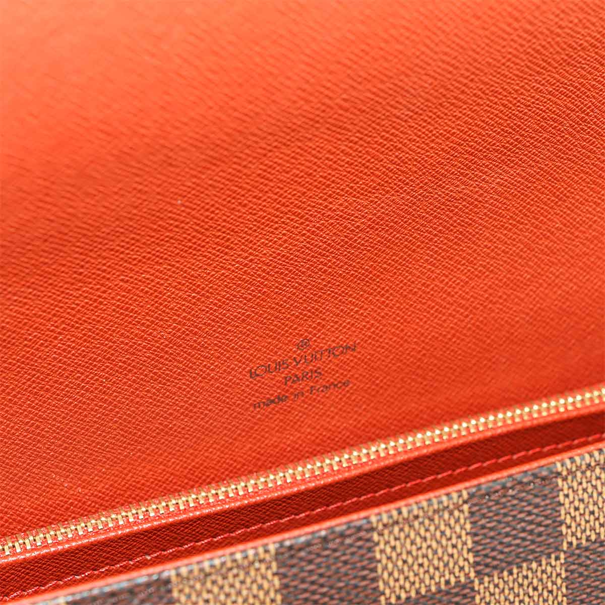 Damier Tribeca Long Shoulder Bag Ebene N51160 Purse
