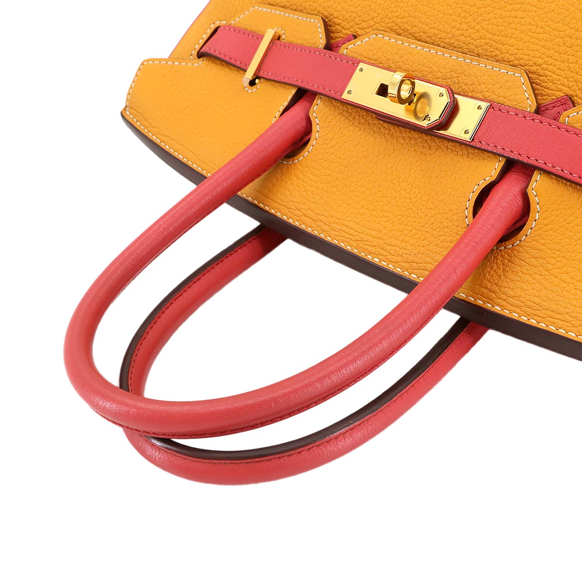 Birkin 30 Personal SPO Veau Togo Orange Pink Hand Bag