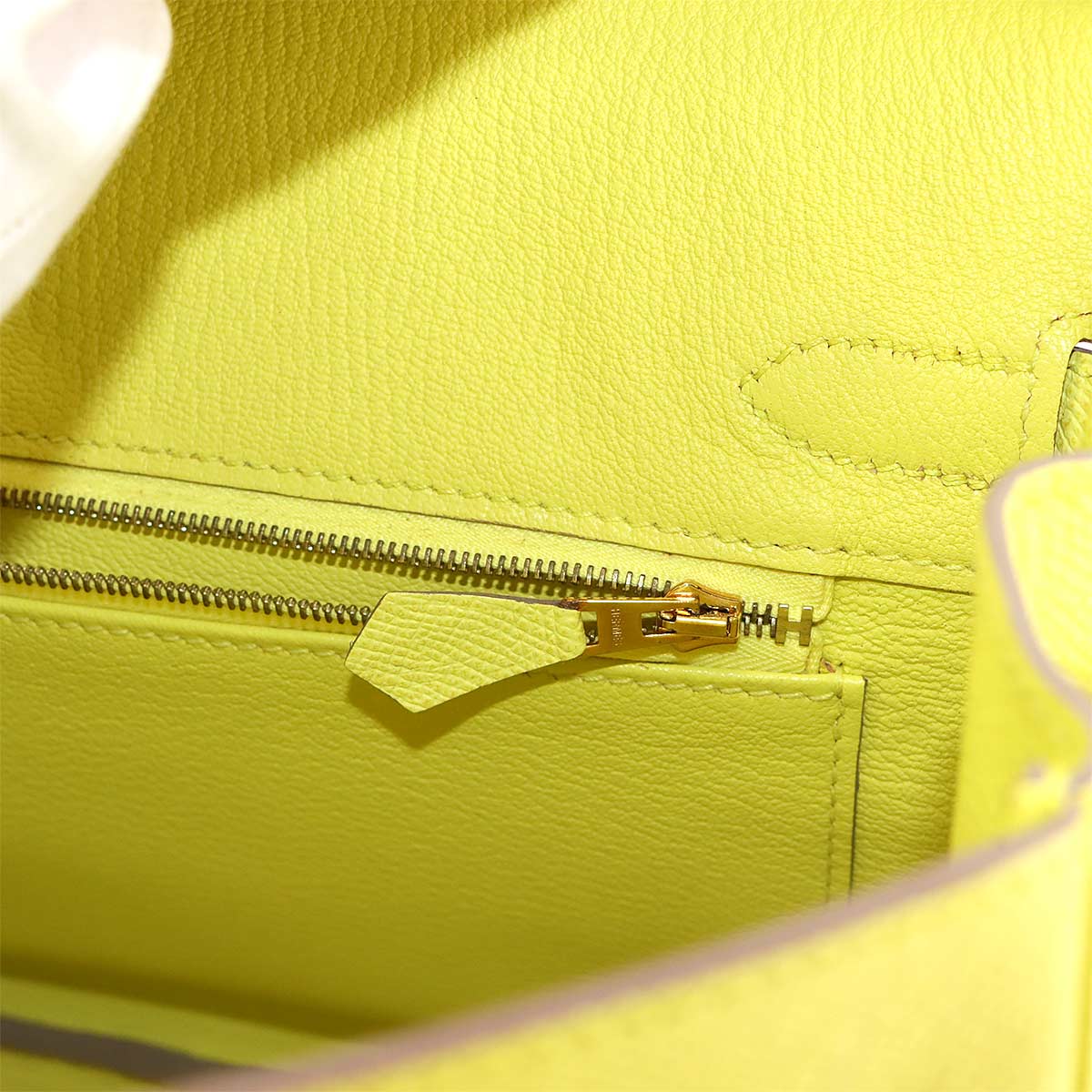 Birkin 30 Epsom Soufre Hand Bag Purse