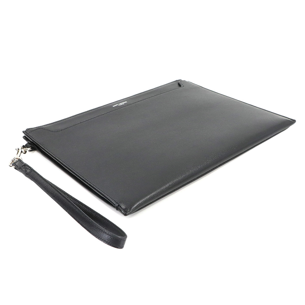 Catherine Tablet Holder Clutch Bag Leather Black 608060