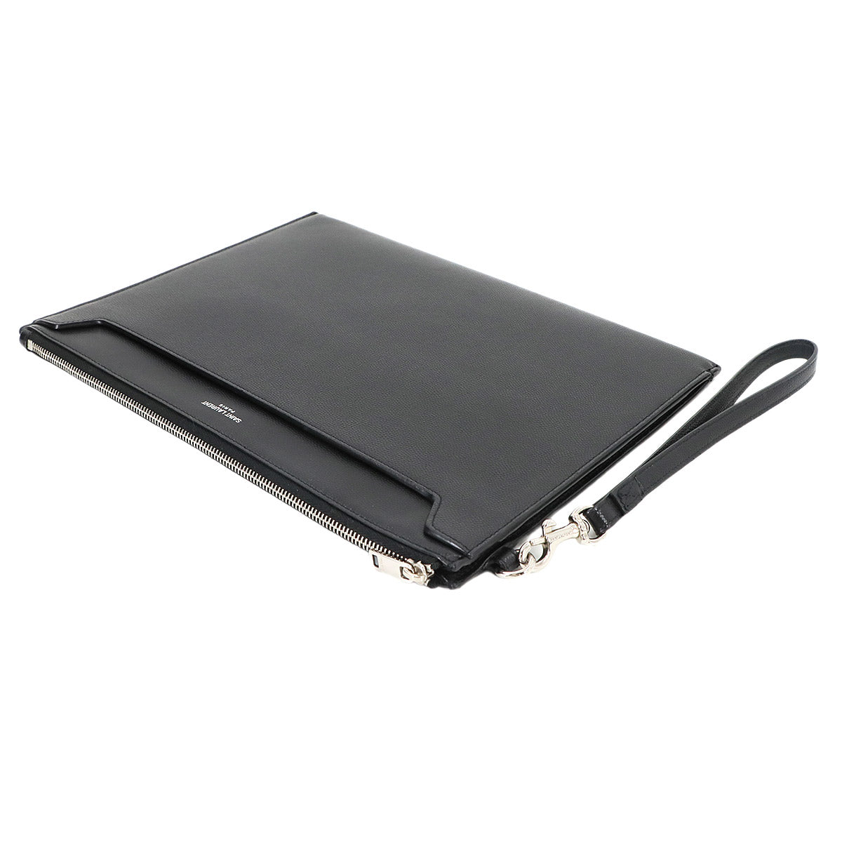 Catherine Tablet Holder Clutch Bag Leather Black 608060