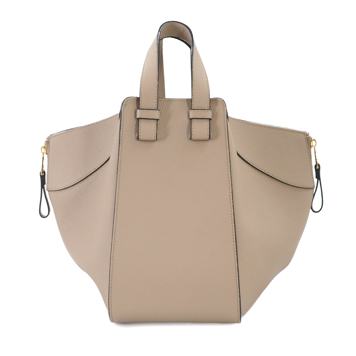 Hammock Small Hand Shoulder Bag Leather Sand Purse Beige