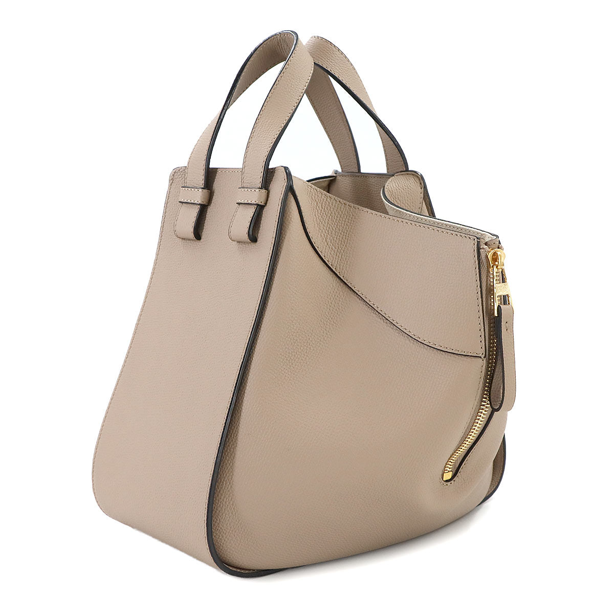 Hammock Small Hand Shoulder Bag Leather Sand Purse Beige